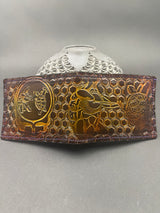 Stamped Leather Bifold Wallet - Terrapin