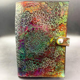 Stamped Leather Journal - Flower of Life