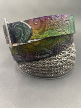 Stamped Leather Belt - Lost Sailor