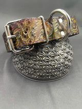 Medium Stamped Leather Dog Collar - Grateful