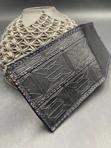 Stamped Leather Bifold Wallet - Funk