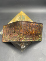 Stamped Leather Bifold Wallet - Sacred Nature