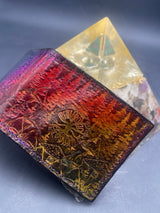 Stamped Leather Bifold Wallet - Sacred Nature