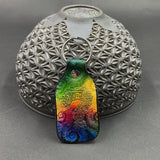 Stamped Leather Keychain - Music