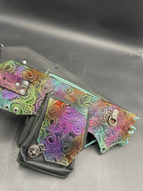 Stamped Leather Utility Hip Belt - Octo