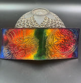 Carved Leather Bifold Wallet - Steelie