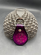 Small Stamped Leather Keychain - Wig Wag