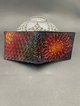 Stamped Leather Bifold Wallet - Sacred Geometry