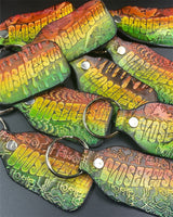 Stamped Leather Keychain - Festival