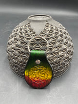 Small Stamped Leather Keychain - Wig Wag