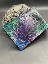 Stamped Leather Bifold Wallet - Funktion One Crystals