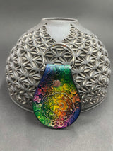 Stamped Leather Keychain - Music