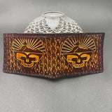 Stamped Leather Bifold Wallet - Sphinx
