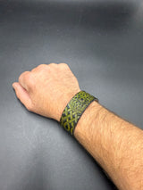 Stamped Leather Bracelet - 3/4 inch Celtic