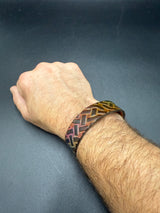 Stamped Leather Bracelet - 3/4 inch Celtic