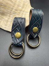 Stamped Leather Skirt Hike - Celtic Knots