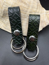 Stamped Leather Skirt Hike - Celtic Knots