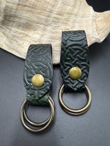 Stamped Leather Skirt Hike - Celtic Knots