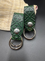 Stamped Leather Skirt Hike - Nordic