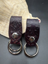 Stamped Leather Skirt Hike - Mushrooms