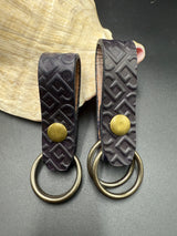 Stamped Leather Skirt Hike - Celtic Knots