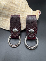 Stamped Leather Skirt Hike - Nordic