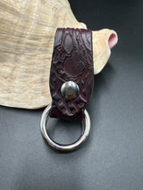 Stamped Leather Skirt Hike - Skulls