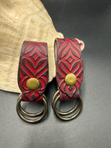 Stamped Leather Skirt Hike - Nordic