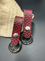 Stamped Leather Skirt Hike - Celtic Knots