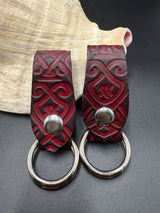 Stamped Leather Skirt Hike - Nordic