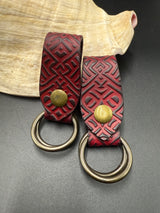 Stamped Leather Skirt Hike - Nordic