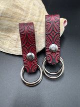 Stamped Leather Skirt Hike - Nordic