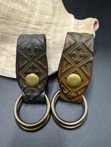 Stamped Leather Skirt Hike - Nordic