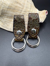 Stamped Leather Skirt Hike - Octopus