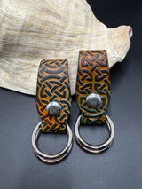 Stamped Leather Skirt Hike - Celtic Knots