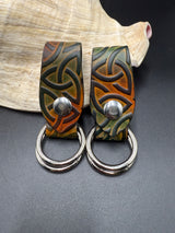 Stamped Leather Skirt Hike - Celtic Knots