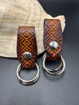 Stamped Leather Skirt Hike - Nordic