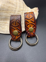 Stamped Leather Skirt Hike - Celtic Knots