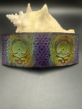 Stamped Leather Bifold Wallet - Grateful Celtic