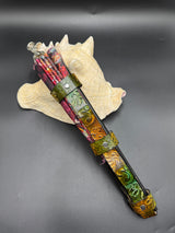 Stamped Leather Fan Holster - Assorted Designs