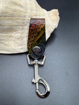 Stamped Leather Accessory Clip - Tentacles