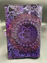 Stamped Leather Journal - Geometric Mandala