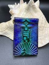 Stamped Leather Money Clips Wallet - Grateful