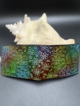 Stamped Leather Bifold Wallet - Pretty Lights