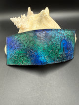 Stamped Leather Bifold Wallet - Pretty Lights