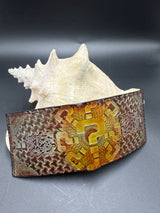 Stamped Leather Bifold Wallet - Tipper