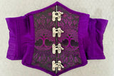 Leather Paneled Corset - Celtic Tree of Life