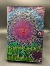 Stamped Leather Journal - Mountain Scene
