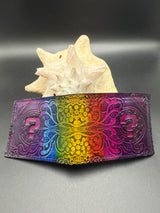 Stamped Leather Bifold Wallet - Tipper