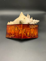 Stamped Leather Bifold Wallet - Colony Productions